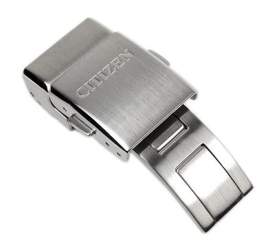 Citizen Faltschließe 18mm für Lederband mit zwei Drückern BK-S51059