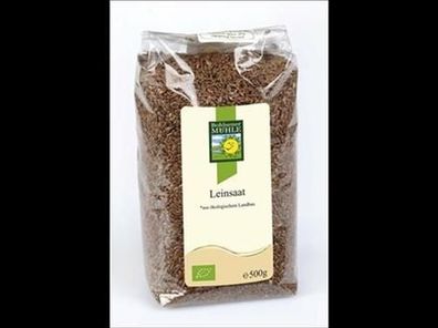 Bohlsener Mühle 6x Leinsaat, braun 500g