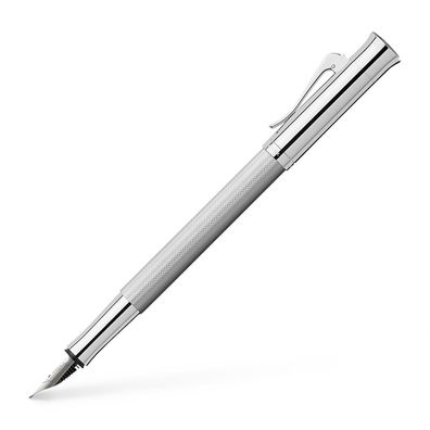 Füllfederhalter Guilloche, Rhodiniert von Graf von Faber-Castell (M, F, EF, B)