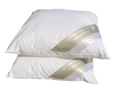 2 Stück Betten Hofmann Basic Allergiker Nackenkissen Kleinkissen 35x40 cm 150 g