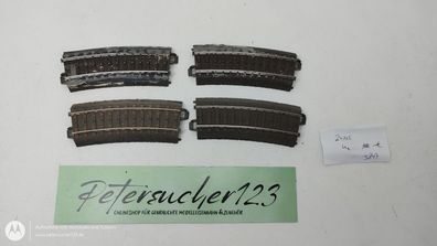 Märklin H0 4 x gebogenes C-Gleis 24115 R1 Anlagenrückbau