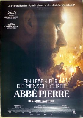 Abbé Pierre - Original Kinoplakat A0 - Benjamin Lavernhe - Filmposter