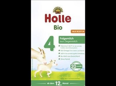 Holle 3x Bio-Folgemilch 4 aus Ziegenmilch 400g