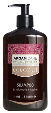 Arganicare Natural Hair Care Coconut Shampoo 400ml mit Kokosöl