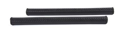 Lenkergriffe Leder 40 Cm Ø2 Cm Schwarz Pro Set