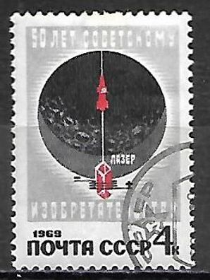 Sowjetunion gestempelt Michel-Nummer 3637