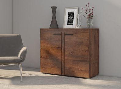 AX LIVING Schmal Kommode Spacoro 2D - Eleganz für Ihr Zuhause, Lefkas