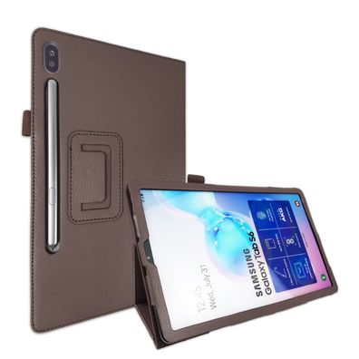 Schutzhülle für Samsung Galaxy Tab S6 SM-T860 10.5 Zoll Slim Case Etui Braun