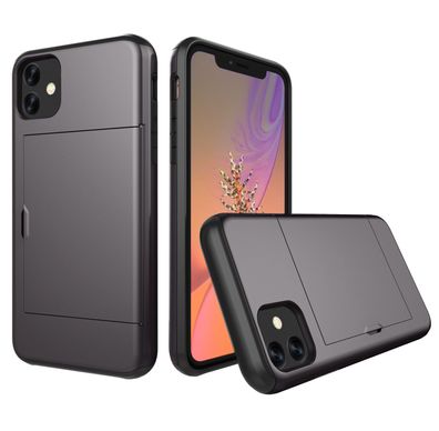 Hülle für Apple iPhone 11 Pro Max 2019 6.5 Zoll mit Kartenslot Cover