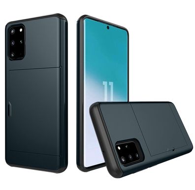 Schutzhülle für Samsung Galaxy S20+ Plus 6.7 Zoll mit Kartenfach Case Tasche