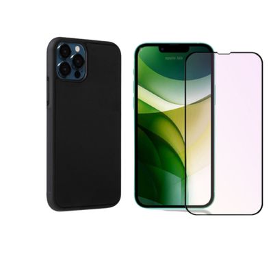 2in1 Set Handyhülle + Schutzglas für Apple iPhone 13 Pro Max 6.7 Zoll Cover