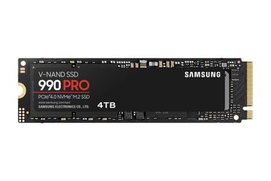 Samsung 990 Pro SSD 4TB M.2 2280 PCIe 4.0 x4 NVMe 2.0