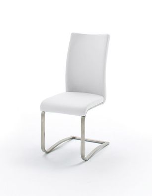 Esszimmerstühle Stühle ARCO1 Schwinger Kunstleder weiss