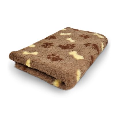 Vet Bed Hundedecke Hundebett Schlafplatz 150 x 100 cm taupe-braun-beige