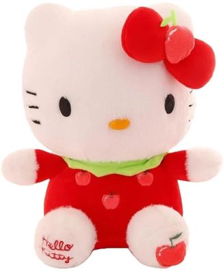 Hello Kitty 32 cm Rote Plüschfigur - Sanrio Kuscheltier
