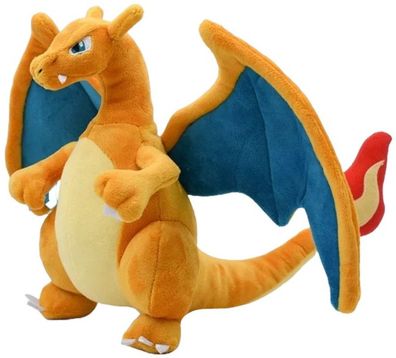 Glurak 30,0 cm Orange Plüschfigur - Pokémon Charizard Kuscheltier