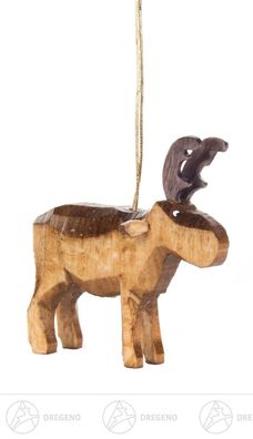 Behang Rentier BxHxT 50 x 50 x 20mm NEU Christbaumschmuck Baumbehang