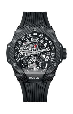 913. yt.1170. Rx-Hublot MP-13 Tourbillon BI-XXIS Retrograder Schwarzkohlenstoff 44 mm