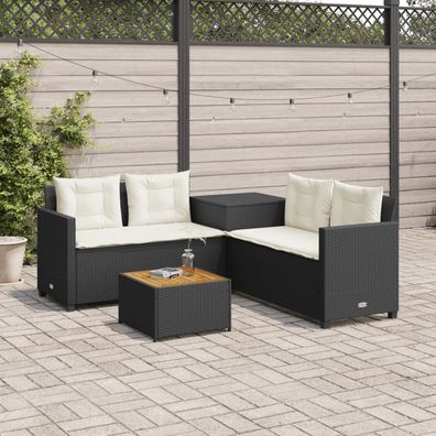 Gartenmöbel | Lounge-Set | Sitzgruppe | Poly Rattan | Sitzgarnitur | inkl. Tisch