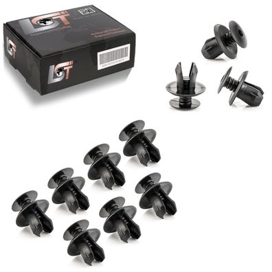 10x Befestigung Clips Kofferraum Verkleidung für Porsche Cayenne