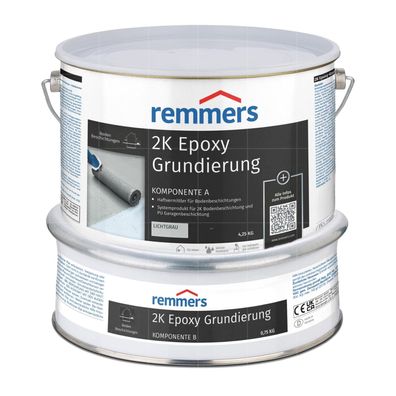 Remmers 2K Epoxy Grundierung Haftgrund Haftvermittler für Bodenbeschichtung 5 KG
