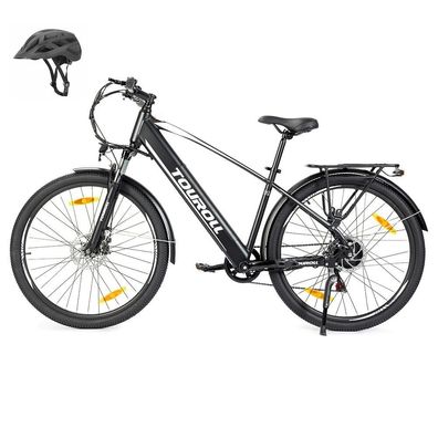 36V 15,6Ah Touroll J1 27,5 Zoll Trekkingrad mit 250W Motor Shimano 7-Gang