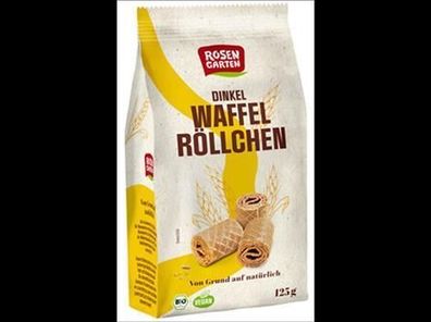 Rosengarten Dinkel-Waffelröllchen Natur 125g