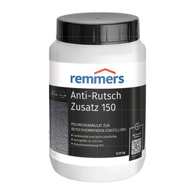 Remmers Anti-Rutsch Zusatz 150 Rutschhemmung Klasse R11 Polymergranulat 0.25 KG
