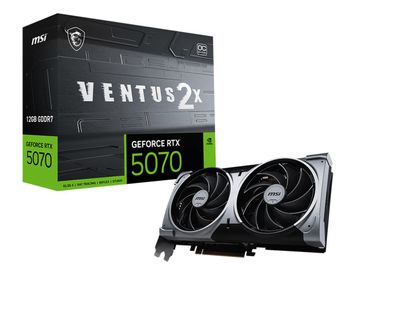MSI GeForce RTX 5070 12G VENTUS 2X OC Graphics Card