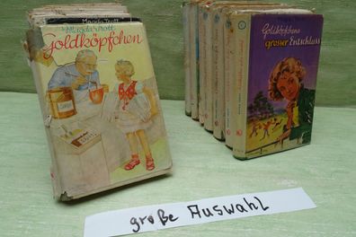 Magda Trott Goldköpfchen Engelbert Halbleinen Schutzumschlag 40/50er Jahre