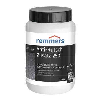 Remmers Anti-Rutsch Zusatz 250 Rutschhemmung Klasse R12 Polymergranulat 0.25 KG