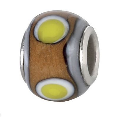 CEM Glasbeads Drops Beads Glaskugel 925/Silber CD768
