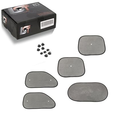 Sonnenschutz Set 5 teilig UV-Schutz durchsichtig Abdeckung für VW Seat Skoda