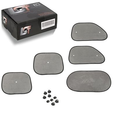 Sonnenschutz Set 5 teilig UV-Schutz durchsichtig Abdeckung für Volvo für Opel