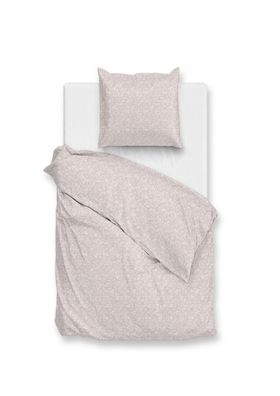 Zo! Home Cotton Bettwäsche 155x220 Petali di Lino Shell Nude rosa Miniblätter