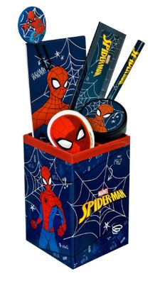 Spiderman Federtasche – Gefüllter Köcher mit Schreibutensilien
