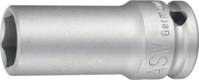 Kraftschraubersteckschlüsseleinsatz 750 L 1 Zoll 6KT SW 27mm L.100mm ASW