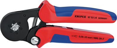 Aderendhülsenzange L.180mm 0,08-6mm2 KNIPEX m.2Komp.-Hüllen