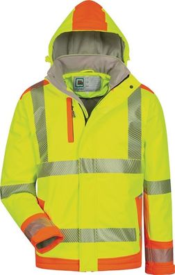 Warnschutzsoftshelljacke Rickmer Gr. XXL gelb/orange ELYSEE