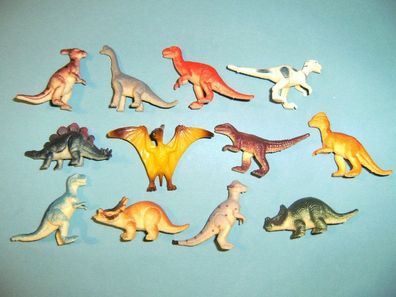 Dinos Dino Dinosaurier 12erSet T-Rex Stego 6cm Spieltier Spieltiere Spielzeug spielen