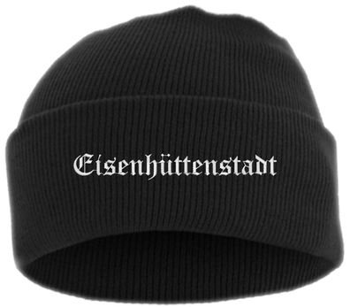 Eisenhüttenstadt Umschlagmütze - Altdeutsch - Bestickt - Mütze mit breit