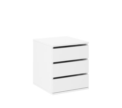 AX LIVING Schubkasteneinsatz Storicos Kommode weiß 38,6 x 51,3 x 50 cm