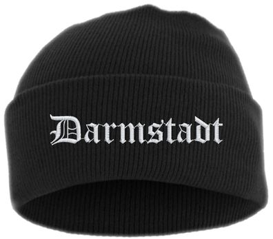 Darmstadt Umschlagmütze - Altdeutsch - Bestickt - Mütze mit breitem