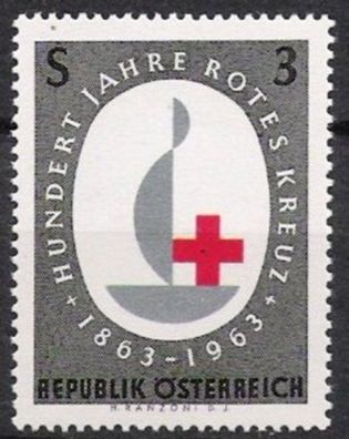 Österreich Nr.1135 * * Rotes Kreuz 1963, postfrisch
