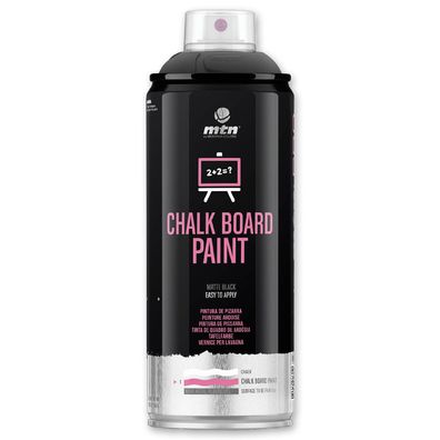 Sprühlack MTN PRO | Kreidetafel Lack | Schwarz | 400ml