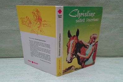 H Wingert Christine sattelt Feuertanz 1974 Karo Buch Neuer Jugendschriften Verlag