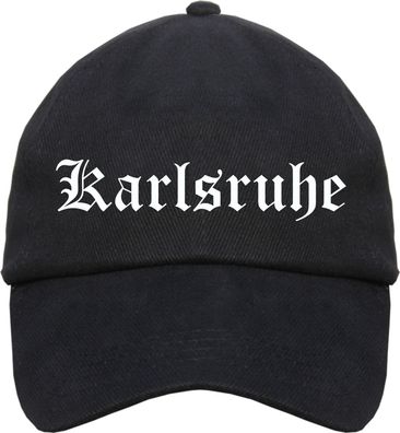 Karlsruhe Cappy - Altdeutsch bedruckt - Schirmmütze Cap - Größe: Einhei