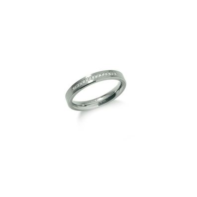 Boccia Ring 0120-04 Titan mit Diamanten