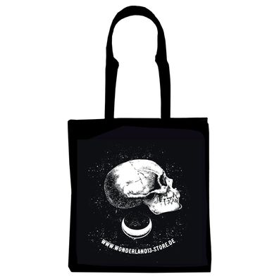 Wonderland 13 Stofftasche Moonskull