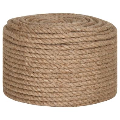 10 mm] Juteseil | Naturfaserseil | Hanfseil | Gärtnerschnur | Tauwerk | Leine